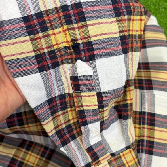 Roper Men's Size MED Western Plaid Button Up Cowboy Rodeo Long Sleeve - Picture 7 of 8